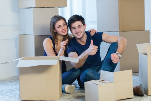 Self storage unit in Yeading prepared for moving and renovation items